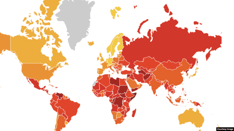 مؤشر الفساد في العالم.. ترتيب الدول العربية